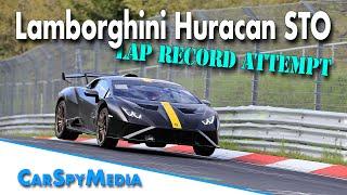 640hp Lamborghini Huracan STO Nürburgring Lap Record Attempt