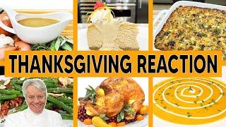 Reacting To My Favorite Thanksgiving Recipes ! | Chef Jean-Pierre Reacts