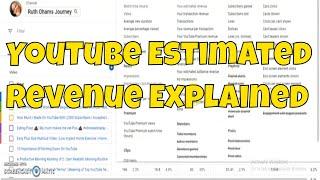 HOW TO CALCULATE ESTIMATED REVENUE on YOUTUBE - YouTube Estimated Revenue Explained