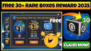 Free 30+ Rare Boxes Reward 2025 In 8 Ball Pool || By Ayaz 8bp Yt