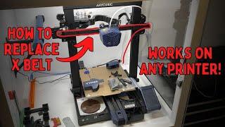 Replacing the X Belt On A 3D Printer - Anycubic Vyper
