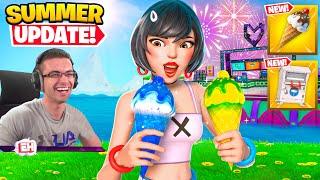 Nick Eh 30 reacts to Summer Update in Fortnite!