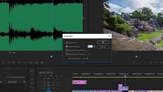 Adobe Premiere - Set audio level for multiple clips