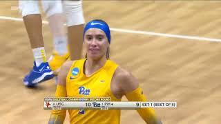 #1 Pittsburgh Vs #8 USC | Second Round | NCAA Women Volleyball Full Match 12/02/2023