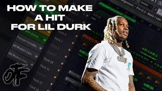 How to Make MELODIES & BEATS for LIL DURK From SCRATCH (OTF) | FL Studio Tutorial