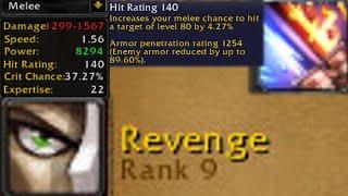 Testing out Revenge Prot Warr! Have I been unfair to this spec?