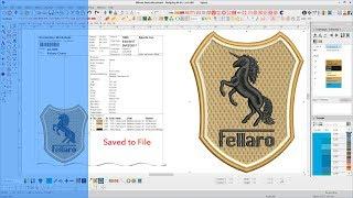 Manage thread colors and retain your thread brand and shade in the embroidery file.