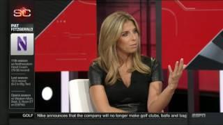 Sara Walsh Sexy Leg Cross | ESPN