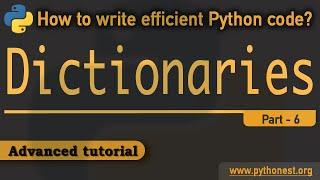 Dictionaries in Python advanced tutorial | python tutorials