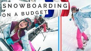 Last Minute BUDGET Ski Holiday in the French Alps [travel vlog]
