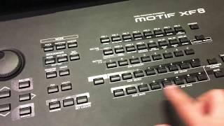 Motif XF8 Intro, Voice Mode, Store sound