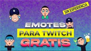 ¡Crea tus emotes para Twitch! GRATIS, SIN PROGRAMAS Y SIN EXPERIENCIA (Tutorial fácil Sin Photoshop)