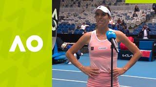 Ajla Tomljanovic: "It's a little surreal that we're here!" (1R) on-court interview | AO2021