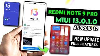 Redmi Note 9 Pro MIUI 13.0.1.0 Android 12 New Update Features & Review | Redmi Note 9 Pro MIUI 13