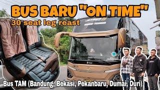 BUS PENDATANG BARU ON TIME‼️BUS TAM JADI PILIHAN TERBARU MENUJU PEKANBARU VIA LINTAS TIMUR #adiputro