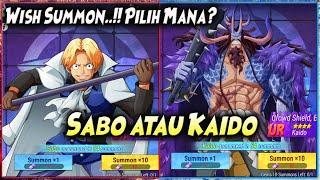 GACHA WISH SUMMON UR KAIDO & SABO - PILIH MANA NIH?!  HYPERSPACE WARS