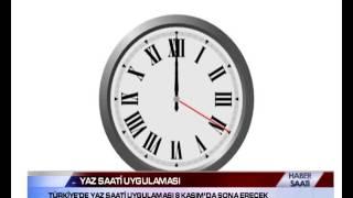 YAZ SAATİ UYGULAMASI 8 KASIM'DA SONA ERECEK