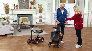 EV Rider Auto Fold 4-Wheel Mobility Scooter on QVC