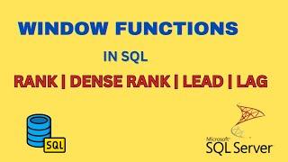 Understand SQL Window Functions with Real-World Examples | SQL Window Function | Top Interview Qs