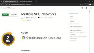 Multiple VPC Networks | #qwiklabs | #GSP211