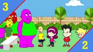 Caillou kills Barney and gets grounded