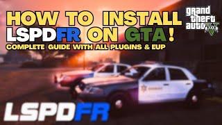 LSPDFR INSTALL | How to Install LSPDFR | All Plugins | Complete Guide