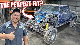 Will It Fit??? Installing A Built Duramax Diesel & Allison Transmission In A 1986 Chevy Squarebody!!