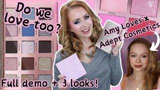 ADEPT COSMETICS x AMY LOVES COLLECTION REVIEW + 3 LOOKS