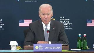 Biden says U.S. will never recognize Russian claims on Ukraine