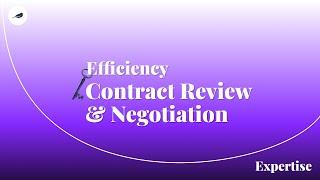 Unlock Efficiency with Technology: Contract Review & Negotiation