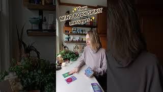 Messages from YOUR Mind-Body-Spirit #tarot #shorts #allsigns #mindbodyspirit #newyearaffirmations