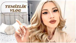 YATAK ODAMI DÜZENLİYORUZ | BUGÜNÜ DE EVİMİN ÜST KATINI TEMİZLEMEYE AYIRDIM  TEMİZLİK VLOG 