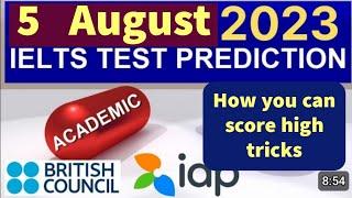 5 August 2023 IELTS predictions | August predictions | IELTS overview