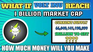 What If Volt Inu Reach 1 Billion Market Cap? - How Much Money Will You Can Make ? $1,993