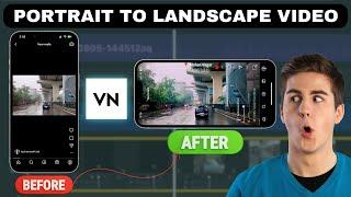 Portrait To Landscape Video Editing, Instagram Landscape Video Post, in Hindi