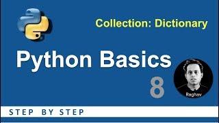Python Beginners Tutorial | Collections DICTIONARY | Basic Programming 8
