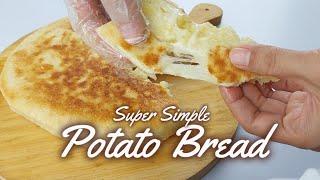 Potato Cheese Bread - No Oven No Mixer