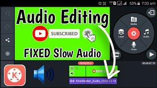 How to Edit Audio in KineMaster in hindi /KineMaster audio editing 2020