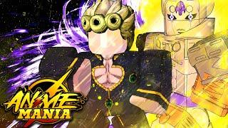 NEW MYTHICAL GIORNO HAS TOO MUCH POWER! Anime Mania Roblox JoJo Update!