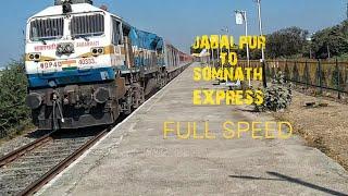 Jabalpur somnath express full speed