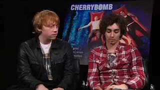 Rupert Grint & Robert Sheehan about the reasons to see Cherrybomb