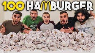  100 HAMBURGER CHALLENGE! (Mc Donald's) w/Fius Gamer, Ohm e Tatino