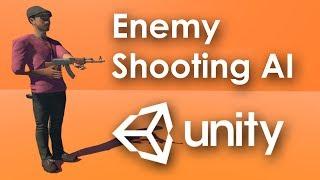 Enemy Shooting AI in Unity -  Shooting 6/6