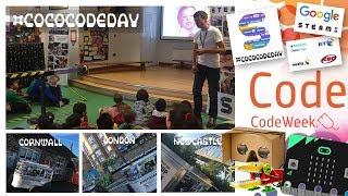 The STEAM Co. #CoCoCodeDay UK tour with Google for #CodeEu