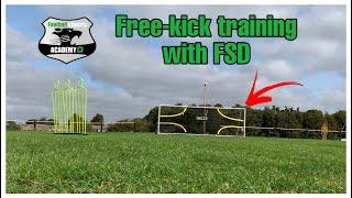 Free-kick Training with FSD Academy | Top Bins