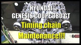 (ENG SUB)Hyundai Genesis 3.8 Timing Chain Replacement