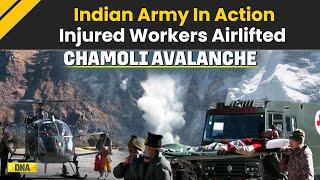 Chamoli Avalanche Updates: Injured Workers Airlifted To Joshimath Army Hospital, 50 Rescued, 4 Dead