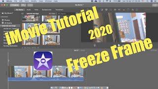 iMovie Tutorial for beginners 2020| How to add Freeze Frame in iMovie |iMovie for beginners