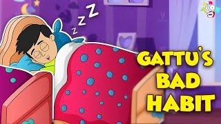 Gattu's Bad Habit | School's Project | Animated Story | English Cartoon | Moral Story | PunToon Kids