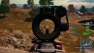 $110 GeForce GTX 960 -- Intel Core i3-8100 -- PUBG FPS test 1080p Medium